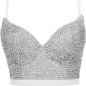 Brand new sparkly bustier crop top